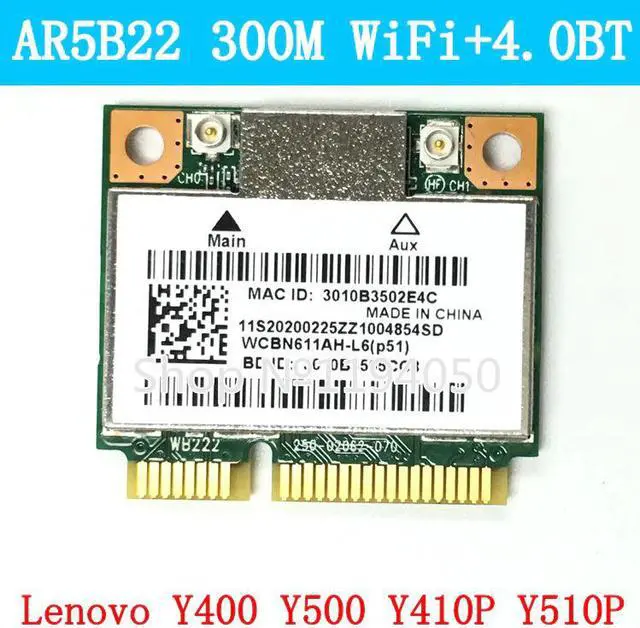 Main image of Killer N1202 SAR9462 AR5B22 WiFi card 802.11 ah / not / a / you 300Mbps + Bluetooth4.0 WLAN Y400 Y500 Y510PS210 S215 U330 U430