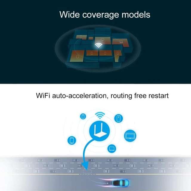 Alt view image 6 of 7 - Huawei WS318 (Enhanced Version) 300Mbps 2.4GHz Wireless Router WiFi Repeater with 2 Antennas, Sign Random Delivery