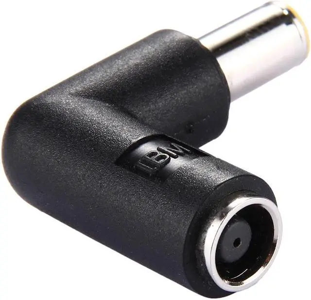 Alt view image 4 of 4 - DC 7909 Male  to DC 7909 Female Connector Power Adapter for Lenovo ThinkPad IBM Laptop Notebook, 90 Degree Right Angle Elbow