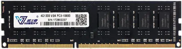 Alt view image 2 of 3 - Vaseky 4GB 1333MHz PC3-10600 DDR3 PC Memory RAM Module for Desktop