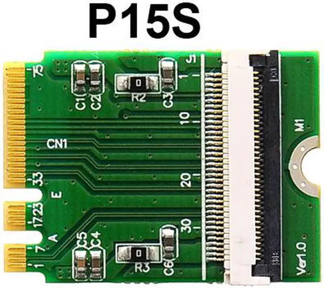 Alt view image 3 of 4 - mPCIe mini PCIe Card to M.2 NGFF Adapter