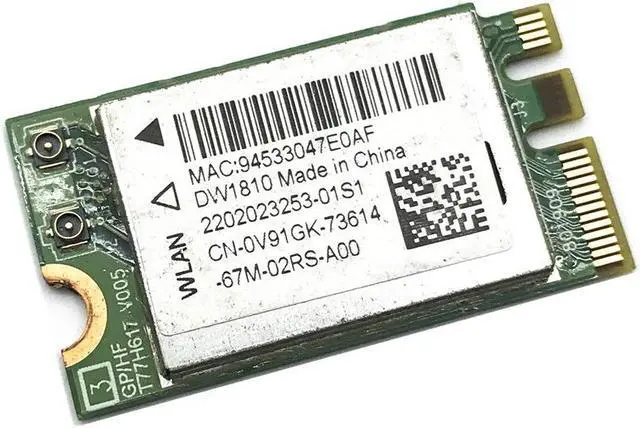 Main image of DW1810 8.02.11ac M.2 NGFF 433Mbps Bluetooth 4.1 WiFi Wireless Network Card QCNFA435 WIFI Module