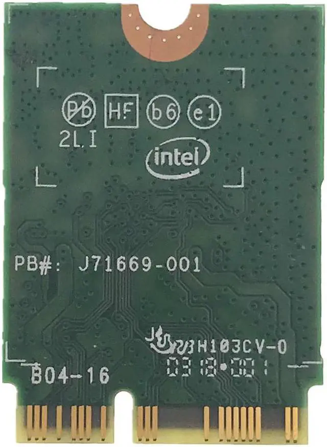 Alt view image 2 of 2 - For Intel 9462NGW 2.4G&5G dual band 433M NGFF CNVI 802.11AC wireless wifi network card bluetooth 5.0