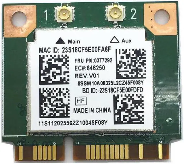 Main image of Realtek RTL8192EEBT 03T7292 Wifi 300M + Bluetooth BT 4.0 Mini PCI-E Card