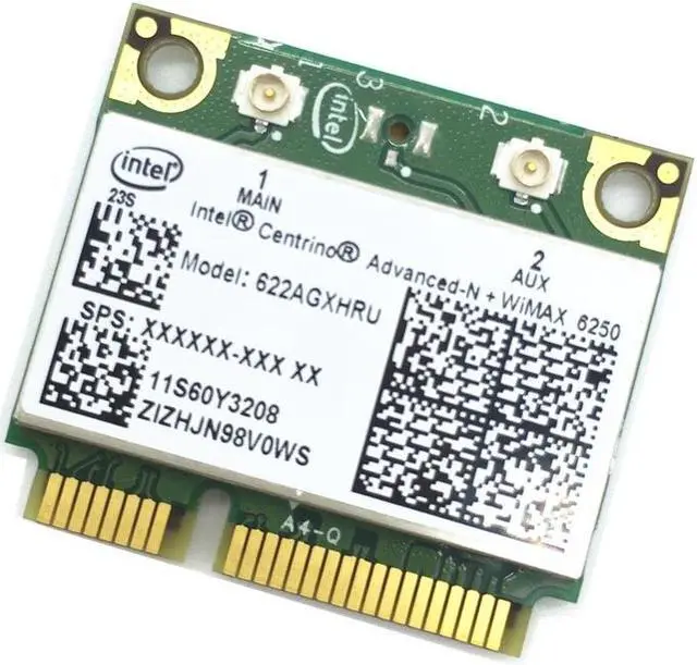 Alt view image 3 of 5 - For Advanced-N + WiMAX Intel 6250 6250AGX 300Mbps DUAL BAND Card for T410 T420 X201 T510 X220