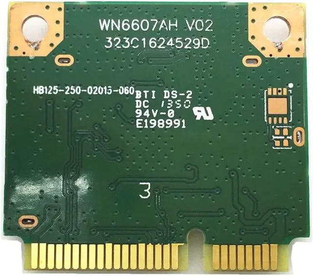 Alt view image 2 of 6 - Atheros AR5B125 Half MINI PCI-E 802.11 b/g/n 150Mbps Wireless Card for Laptop