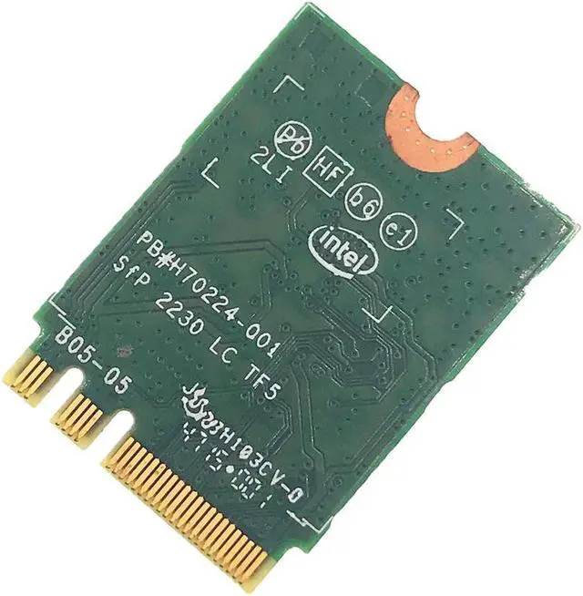 Alt view image 2 of 3 - Dual Band Wireless-AC Intel 8260 (8260NGW) NGFF Wwifi Card 867Mbps 2.4/5GHz 802.11a/b/g/n/ac Bluetooth 4.2