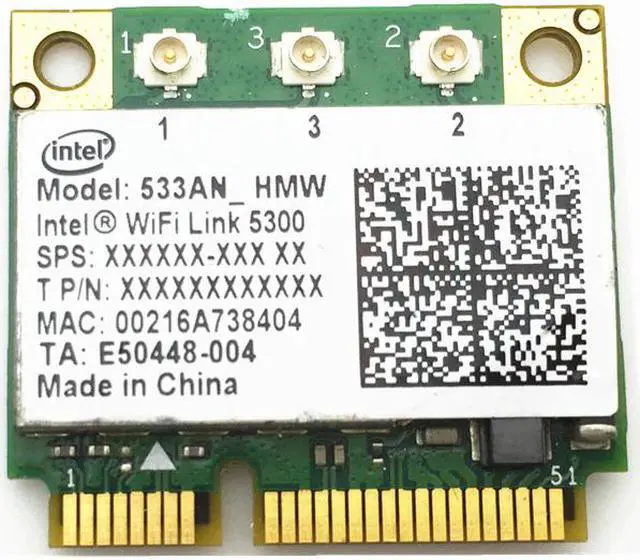 (インテル) Intel新しい究極のN WiFiリンク5300 533AN_HMW ミニ-PCIe - N230K 0N230K CN-0N230K インテル) Intel新しい究極のN WiFiリンク5300 533AN_HMW ミニ