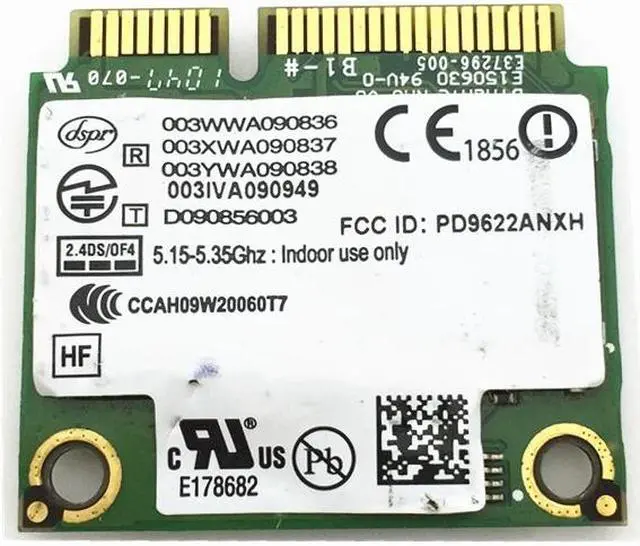 Alt view image 2 of 4 - Wireless card For Centrino Advanced-N + WiMAX Intel 6250 Wireless MINI PCI-E Dual Band Card 622ANXHMW 802.11a/b/g/n 300 Mbps