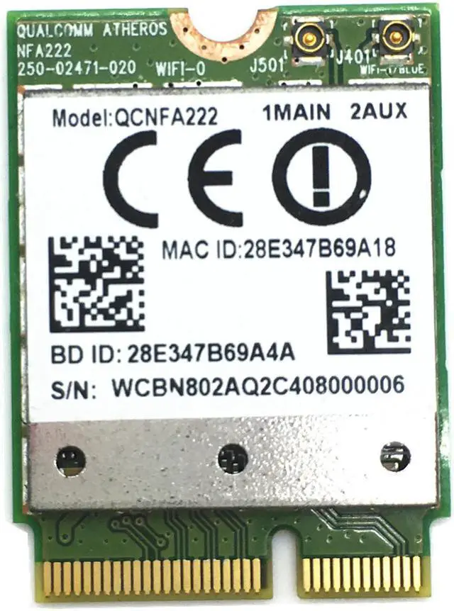 Main image of For QCNFA222 2.4GHz/5GHz 802.11ABGN 300Mbps Bluetooth 4.0 WiFi Card for ACER V3-371 E5-571G V5-573G