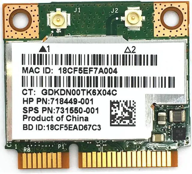 Main image of Broadcom BCM943228HMB BCM43228 Half Mini PCI-e Wlan Wireless BT Bluetooth 4.0 Card 300M for 210 G1/820 G1