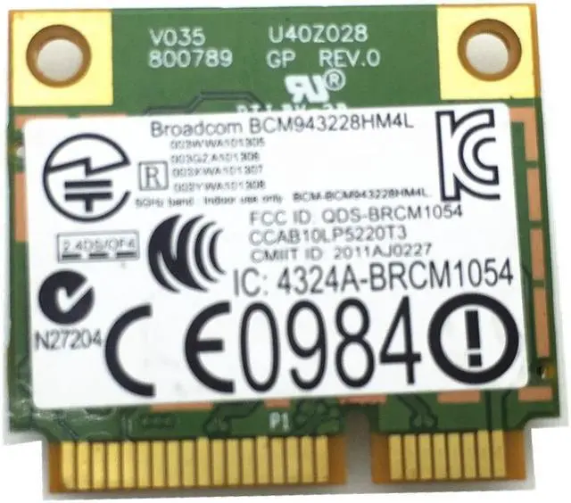 Alt view image 2 of 4 - For BCM943228HM4L BCM43228 DW1530 Wifi Wireless Wlan Card For E6520 E6420 E5520 DW1530