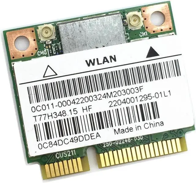 Alt view image 3 of 4 - For networks Killer N1202 AR5B22 DUAL BAND N+BLUETOOTH BT WIRELESS WIFI CARD