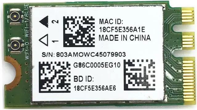 Main image of For ATHEROS QCNFA335 802.11BGN 150Mbps Bluetooth 4.0 Wireless NGFF Card