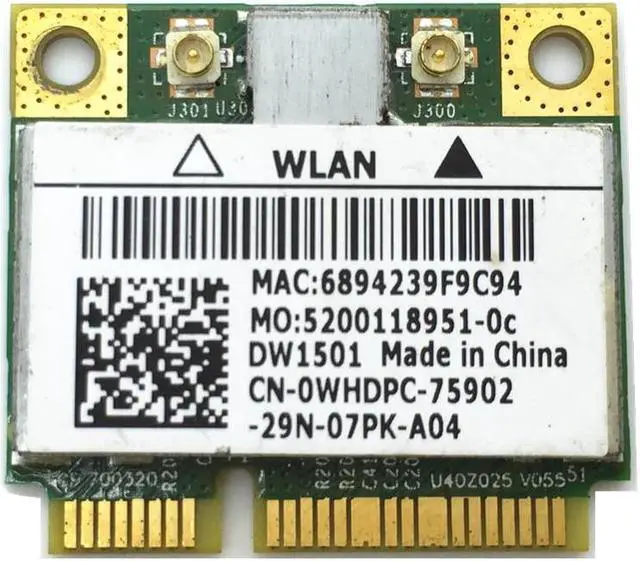 Main image of Broadcom 4313 DW1501 BCM94313HMG2L wireless Wifi mini Pcie Half Card for  for N3010 D1510 N4010 3400 15R