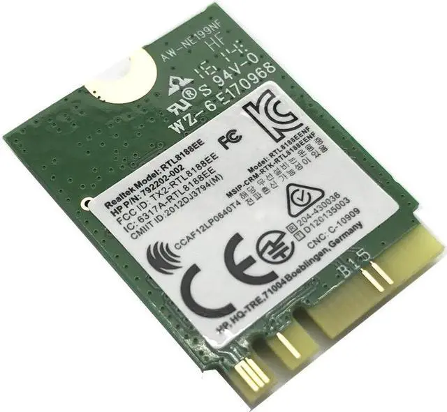 Alt view image 2 of 2 - RTL8188EE 2.4 GHz 802.11n NGFF Wireless WIFI Card 792202-002/ 792609-001 Network Card for HP Windows XP WIN 7 WIN 8 Laptops