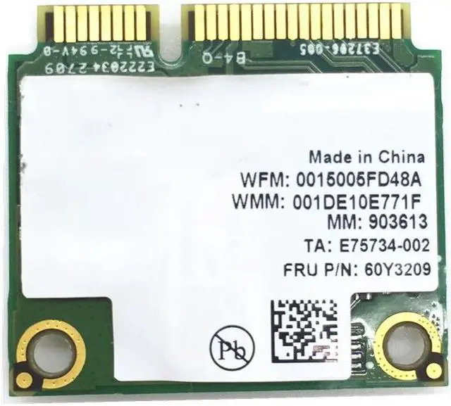 Alt view image 2 of 5 - For Advanced-N + WiMAX Intel 6250 6250AGX 300Mbps DUAL BAND Card for T410 T420 X201 T510 X220