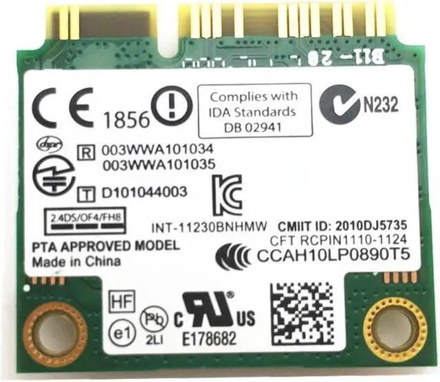 Alt view image 2 of 6 - For Centrino Wireless-N Intel 1030 11230BNHMW WiFi 300M + Bluetooth BT 3.0 Combo Card