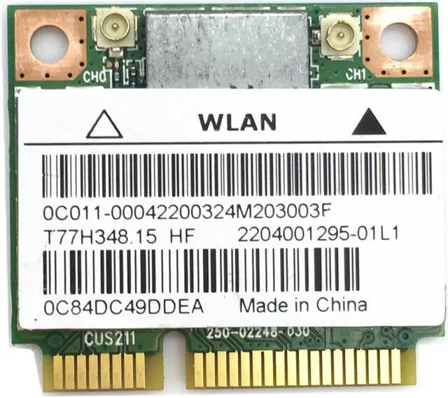 Alt view image 2 of 4 - For networks Killer N1202 AR5B22 DUAL BAND N+BLUETOOTH BT WIRELESS WIFI CARD