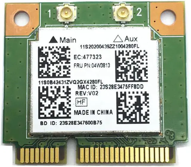 Main image of For Realtek RTL8723BE 300M 802.11b/g/n Bluetooth 4.0 04W3813 MINI PCI Express Network Card for E540 S440 S540