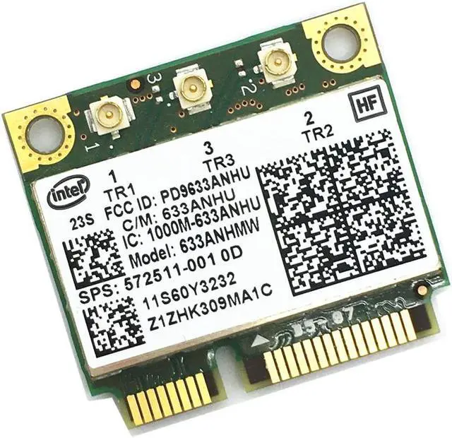 Main image of For 6300agn intel 6300 MINI PCi-E 450Mbps Card FRU: 60y3233 for t420 x220 t520