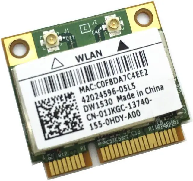 Alt view image 3 of 4 - For BCM943228HM4L BCM43228 DW1530 Wifi Wireless Wlan Card For E6520 E6420 E5520 DW1530