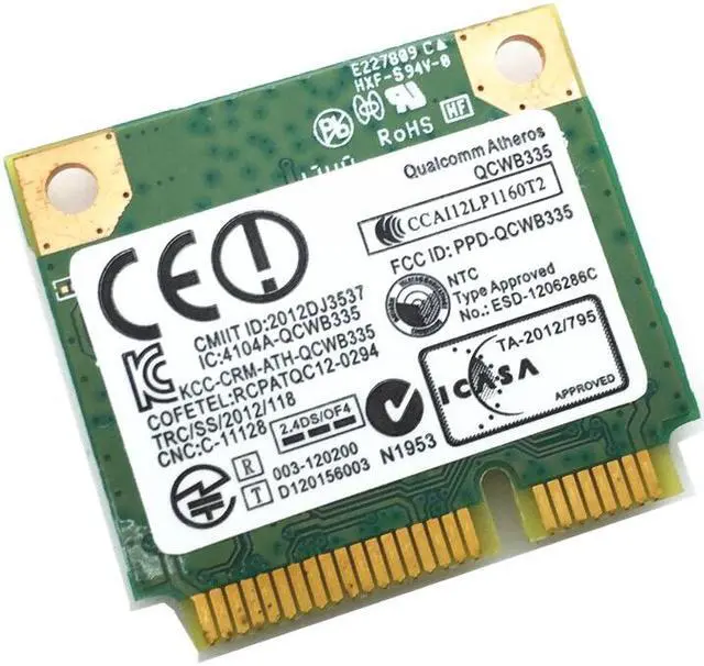 Alt view image 2 of 2 - For Inspiron 15-3542 Laptop 05GC50 QCWB335 802.11n Bluetooth 4.0 Wireless WiFi Card