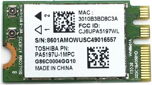 Main image of For Satellite L55t-B C55 C55-B5299 Laptop Wifi Wireless Network Card P/N PA5197U-1MPC