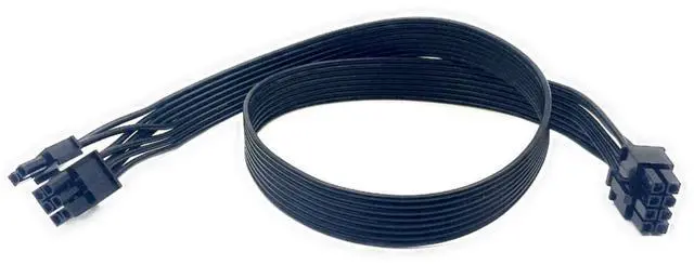 Alt view image 10 of 14 - YEPLOOK PCI-e 8Pin 6+2 GPU Power Cable for Corsair HX1050, HX850, HX750, HX650 TYPE 3 GOLD Modular Power, 60CM Flat Ribbon Cable