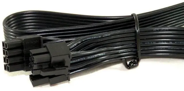 Alt view image 11 of 14 - YEPLOOK PCI-e 8Pin 6+2 GPU Power Cable for Corsair HX1050, HX850, HX750, HX650 TYPE 3 GOLD Modular Power, 60CM Flat Ribbon Cable