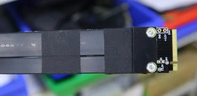 Alt view image 4 of 4 - Riser M.2 NVMe SSD Solid State Drive Extension Cable M2 supports PCI-E 3.0 x4 Full Speed 10CM