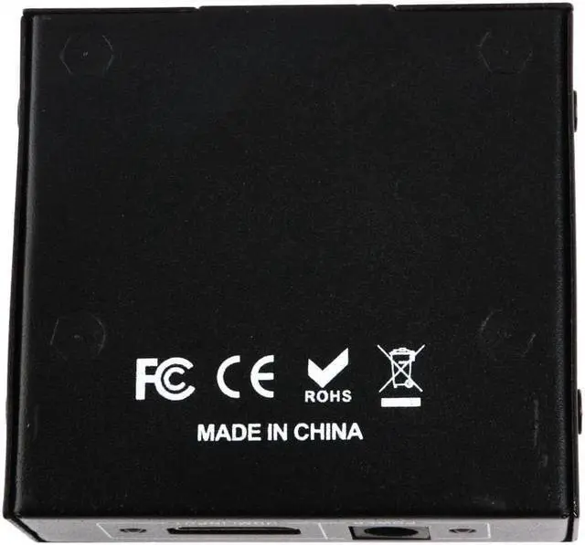 Alt view image 7 of 7 - Full HD 1x2 Port HDMI Splitter Amplifier Repeater 3D 1080p Female Switch Box Hub