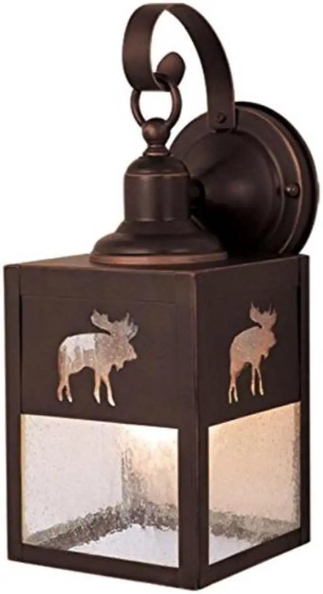 Main image of Vaxcel One Light Outdoor Wall Light OW24963BBZ One Light Outdoor Wall Light