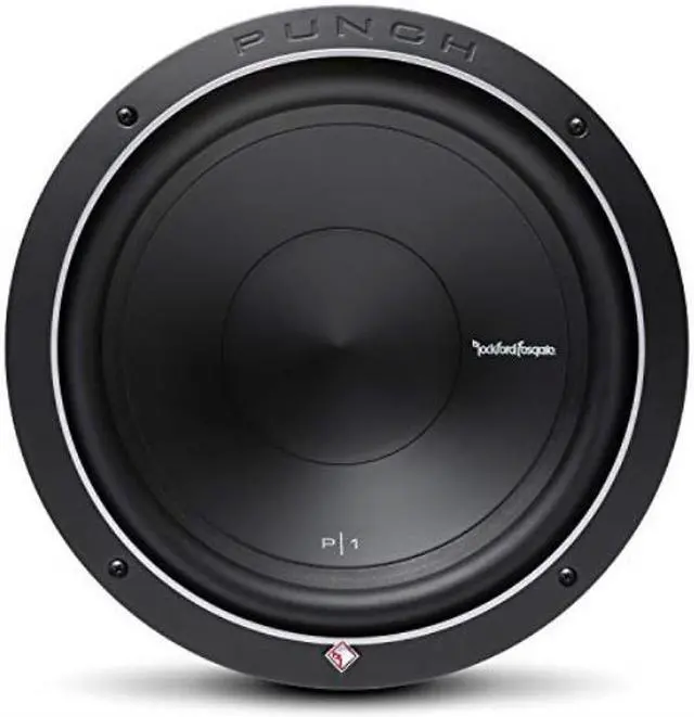 Alt view image 15 of 19 - ROCKFORD FOSGATE Punch P1S2-12 12" 500W 2-Ohm Power Car Audio Subwoofer Sub