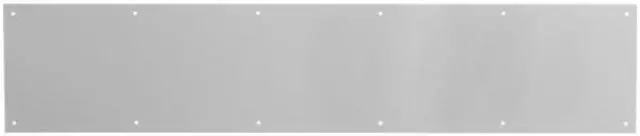 Main image of Prime-Line Products J 4702 Door Kick Plate 1/32-inch x 34-Inch x 6-Inch Satin Aluminum