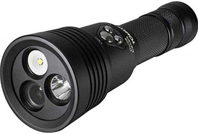 Main image of Tovatec MERA1080 1000 Lumen Divelight with Integrated 1080P HD Underwater Camera Black Compact