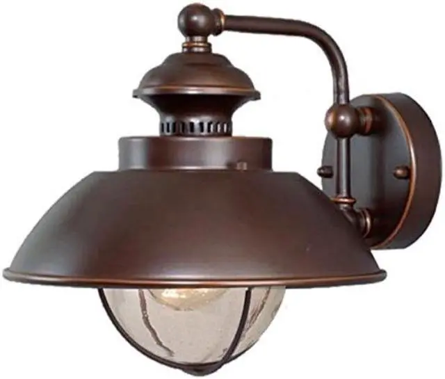Main image of Vaxcel OW21501BBZ Harwich 10-Inch Outdoor Wall Light Burnished Bronze