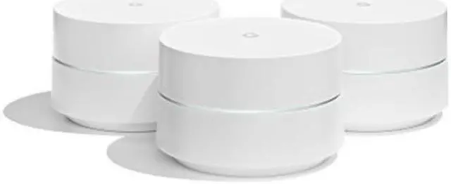 Main image of google WiFi system, 3-Pack - Router replacement for whole home coverage (NLS-1304-25)