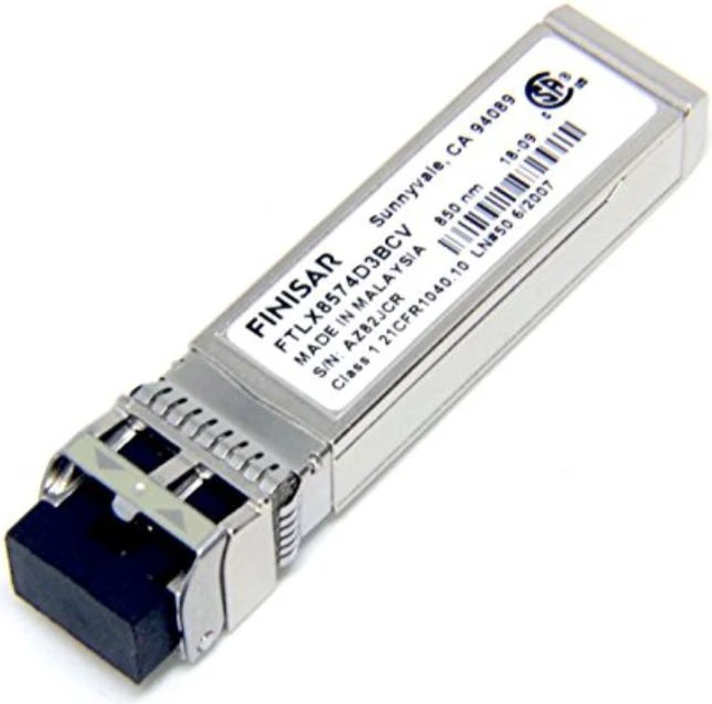 Main image of Finisar FTLX8574D3BCV Fiber Optic Transmitters Receivers Transceivers 10G 850-NM VCSEL 1G/10G Dual-Rate