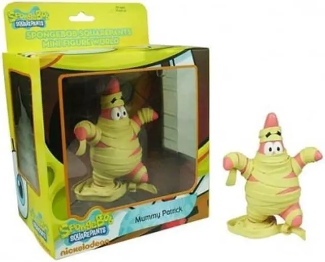 Alt view image 2 of 2 - spongebob squarepants mini figure world  mummy patrick