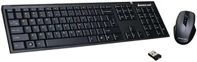 Alt view image 2 of 2 - IOGEAR Long Range 2.4 GHz Wireless Keyboard and Mouse Combo, GKM552R