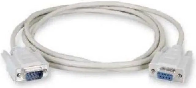 Alt view image 3 of 9 - Black Box BC00230 RS-232 Serial Cable - Shielded, PVC, Molded, DB9 Male/Female with Thumbscrews, 10 ft.