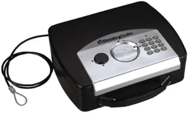 Alt view image 3 of 11 - Compact Safe Black Electronic Lock