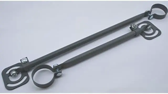 Alt view image 4 of 8 - 2 Support Arms Monopoles Braces DirecTV KA/KU Slimline Dish Antenna Long/Short