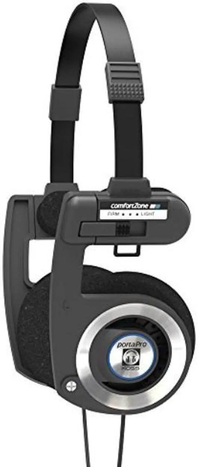 Alt view image 2 of 4 - koss porta pro black on ear headphones with case black
