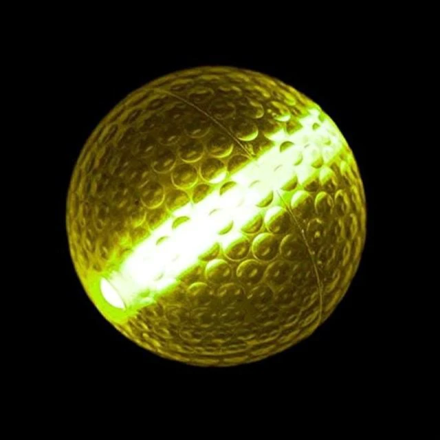 Alt view image 2 of 2 - blinkee glow stick golf ball yellow by