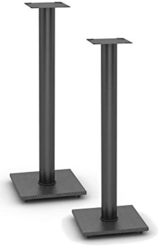 Alt view image 10 of 10 - Atlantic Speaker Stands for Bookshelf Speakers up to 20 lbs - Pair (Black)