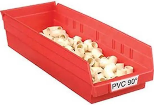Alt view image 3 of 4 - AKRO-MILS 30178RED Red Shelf Bin, 17-7/8"L x 11-1/8"W x 4"H, Outside Height: 4