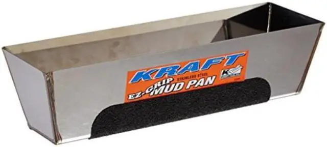 Alt view image 2 of 3 - Mud Pan,EZ-Grip,12in.,Rounded Corners KRAFT TOOL DW725