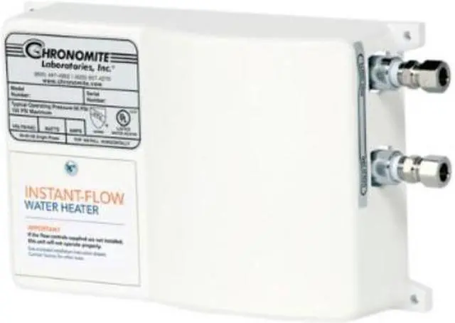 Alt view image 2 of 2 - CHRONOMITE SR-20L/120 HTR-I Wall Mount Electric Tankless Water Heater, 2400 W,